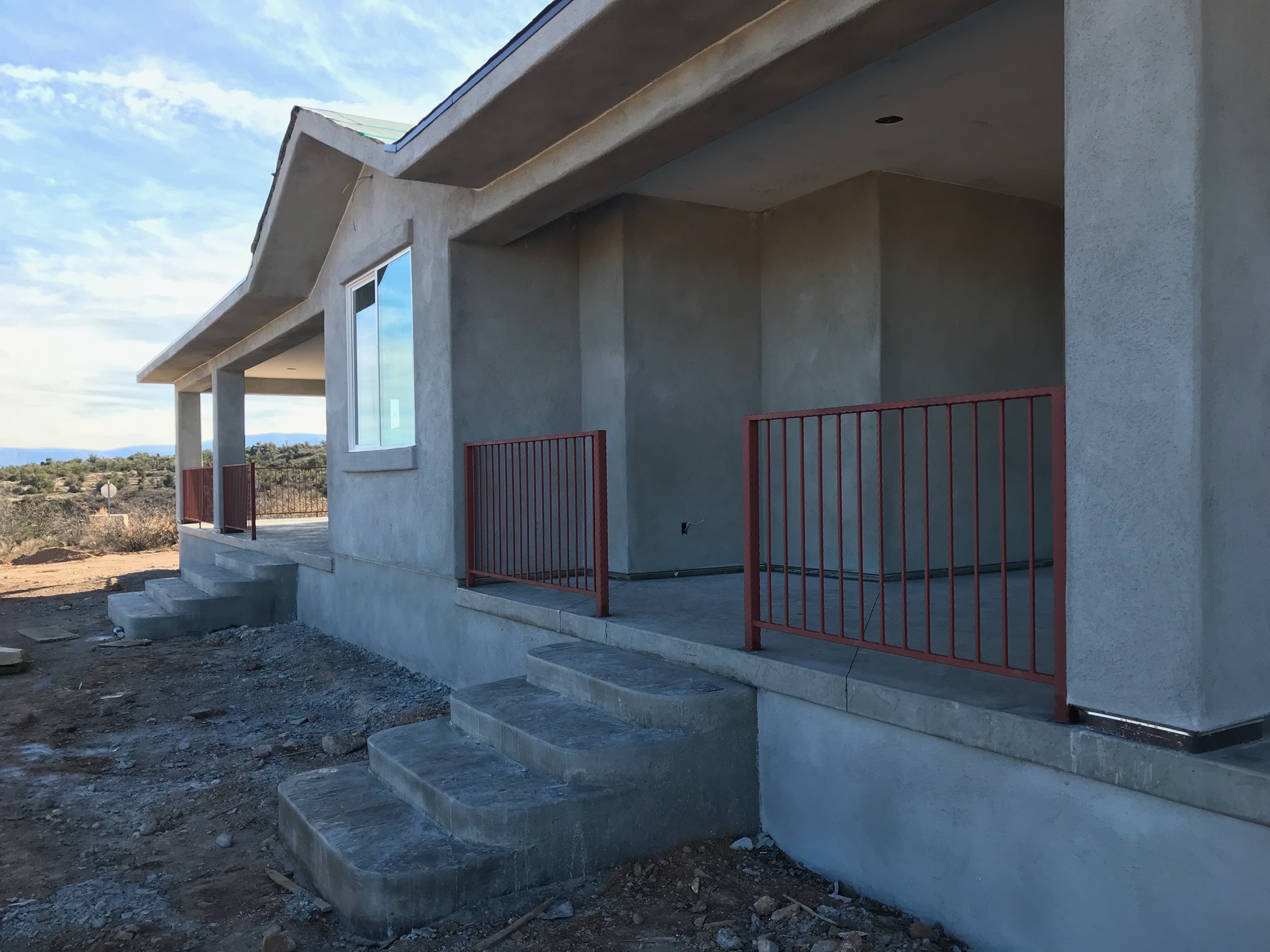 Custom Concrete Stairs