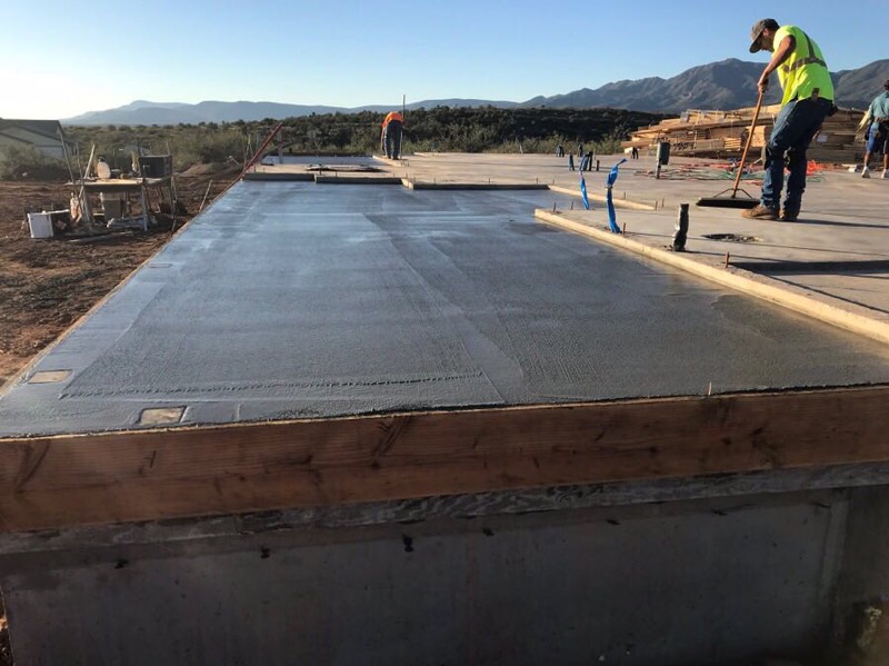 Cottonwood House Concrete Slab Foundation